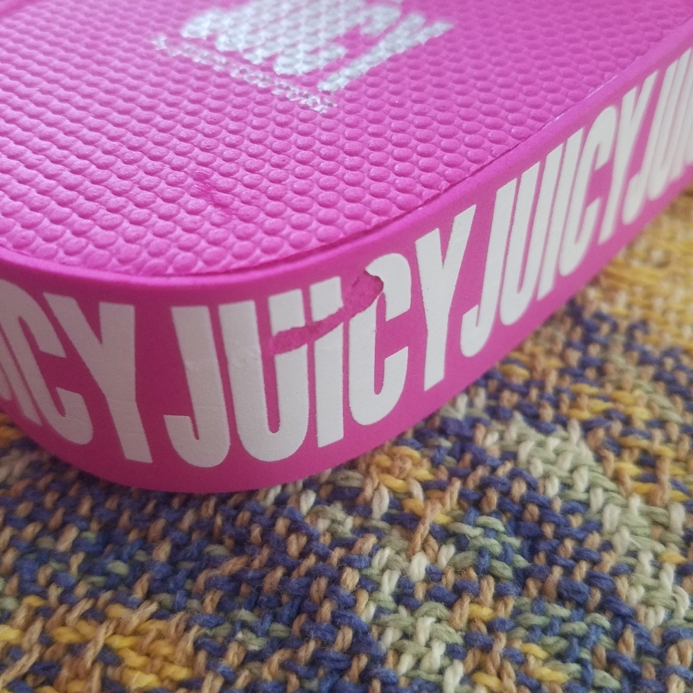 Juicy Couture Rhinestone Flip Flops - Picture 7 of 10